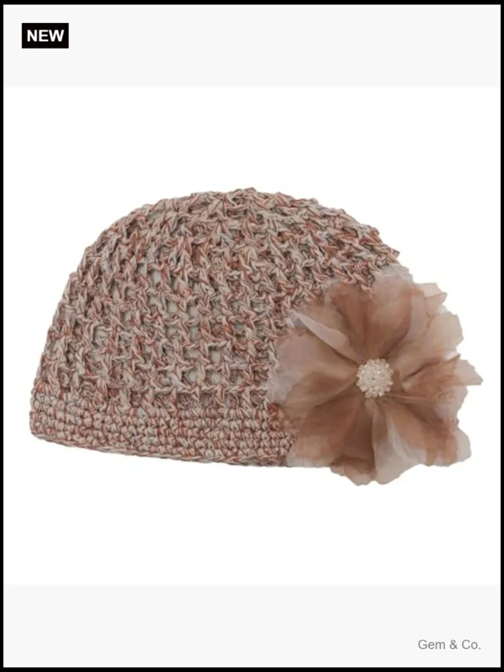 Women's Crochet Beanie Hat Summer Handmade Knit Lightweight Skull Cap with